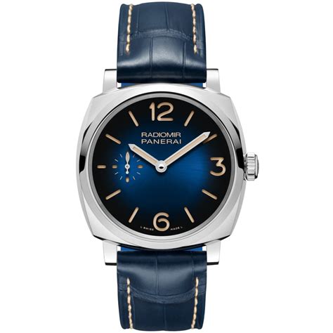 panerai 42 radomir blue|Panerai radiomir black.